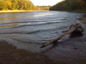 Minnehaha Creek meets the mighty Mississippi River
