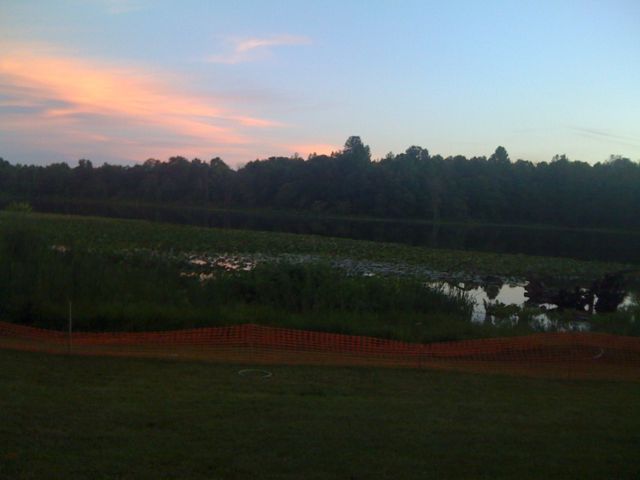 rolling music along the lake