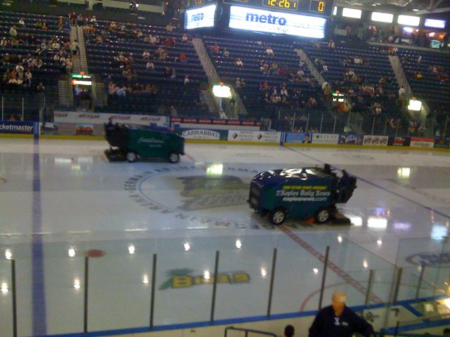 The Florida Everblades Zambonis