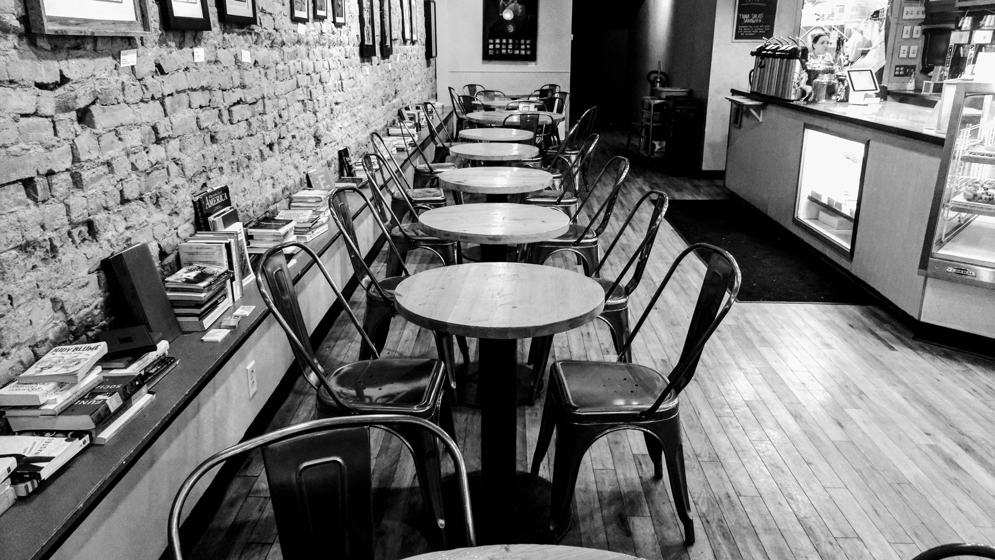 Blackbird Cafe. Valparaiso, IN. B/W. Miss the Hell out of this place.