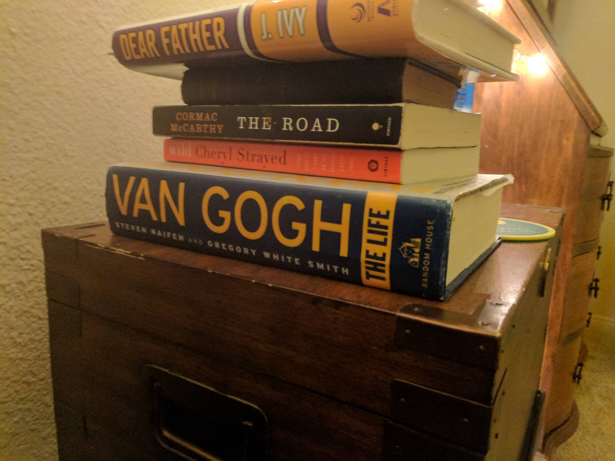 the stack of books I am reading in 2017