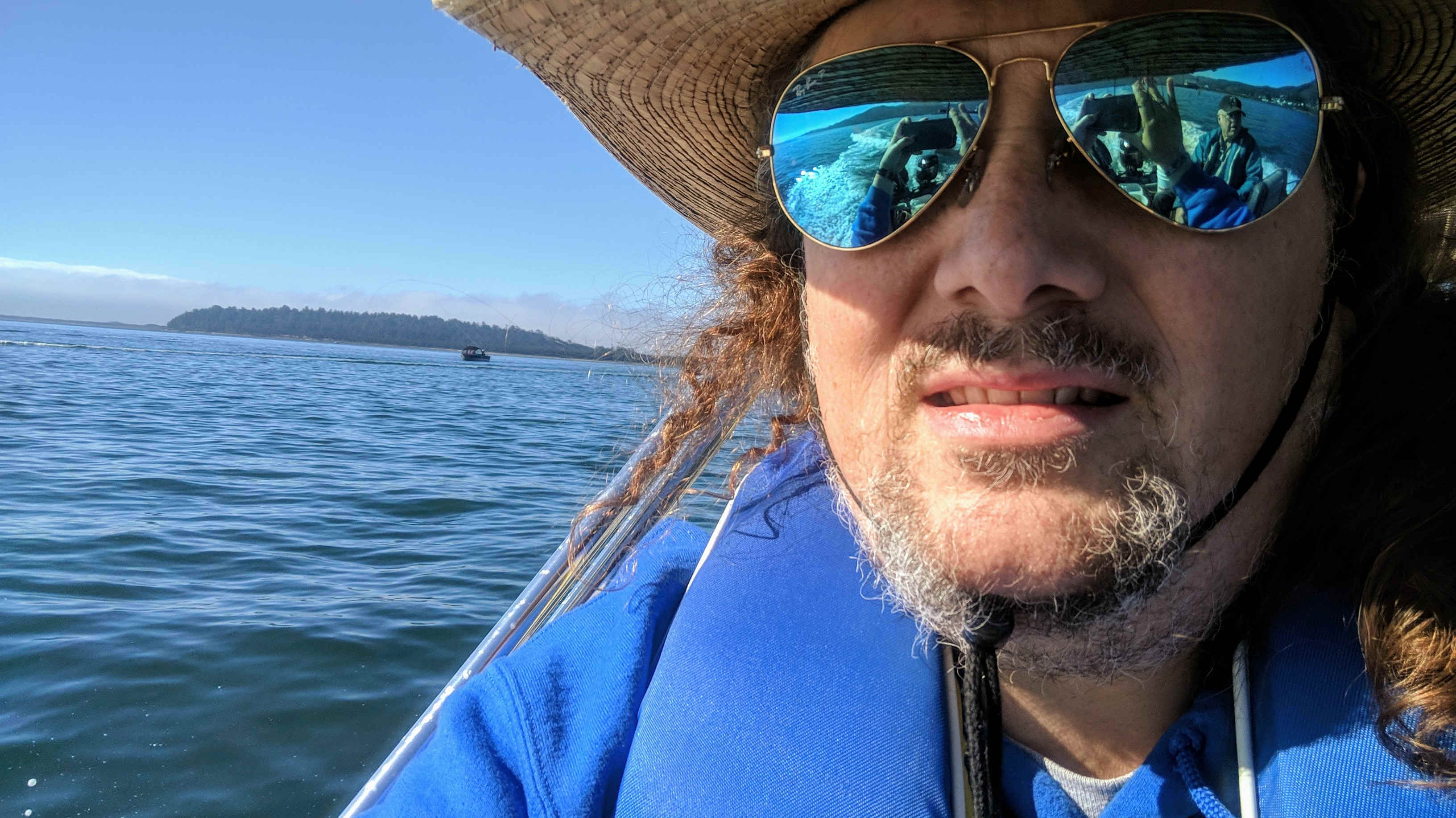 Tillamook Bay crabbing selfie.