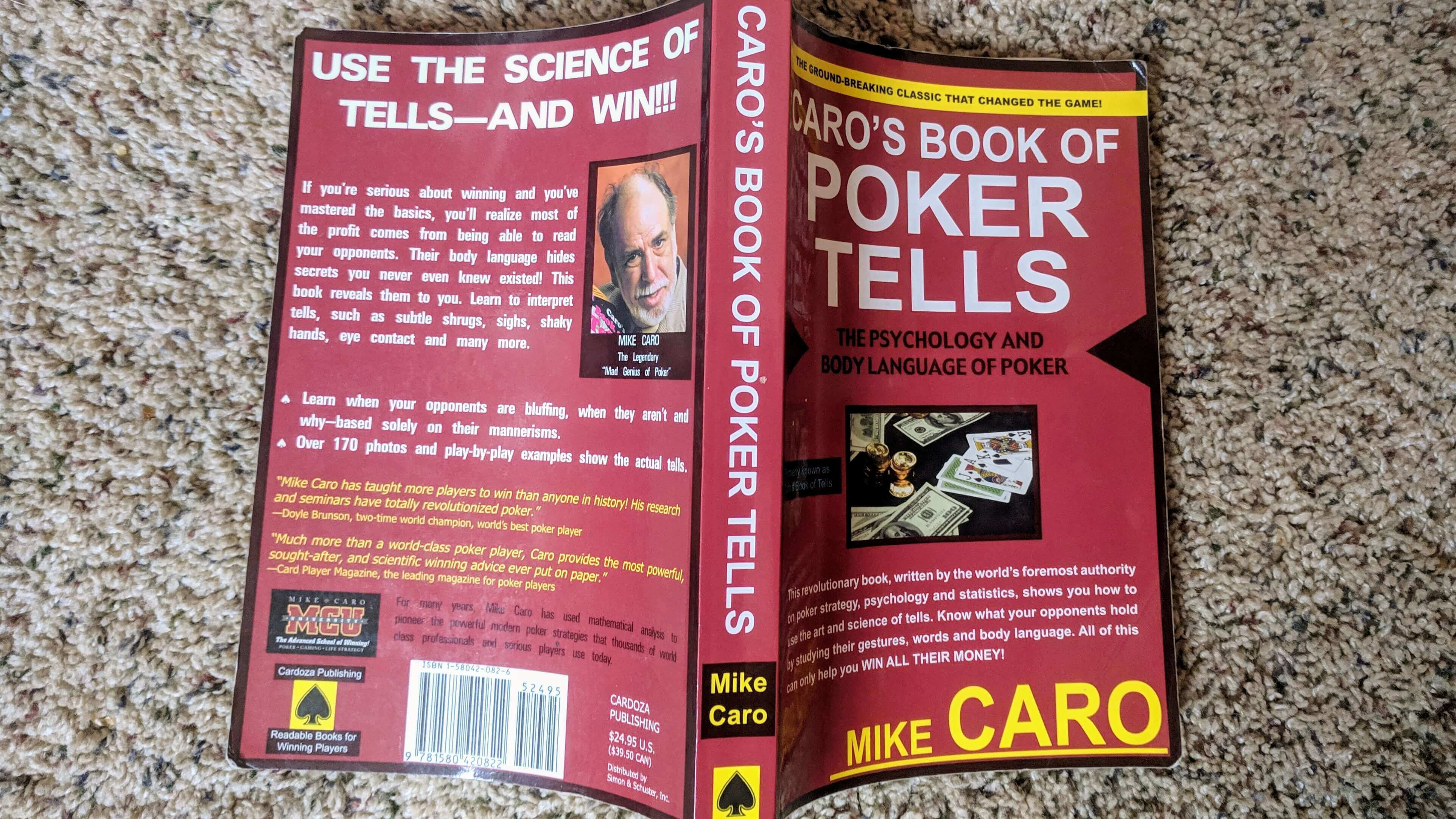 mike caro's book of poker tells