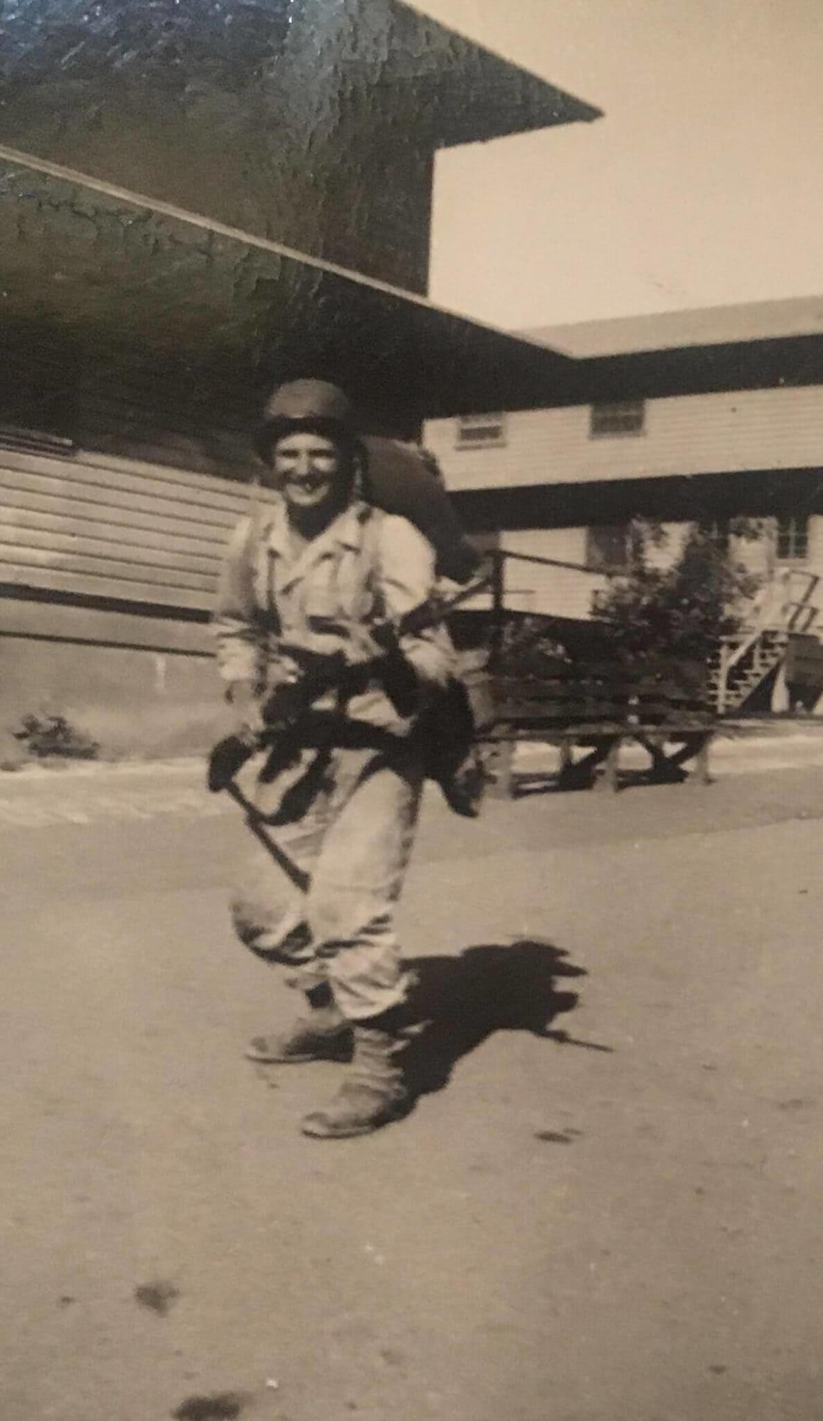 OldOld Man at boot Camp. Ft. Hood, I believe. WW II